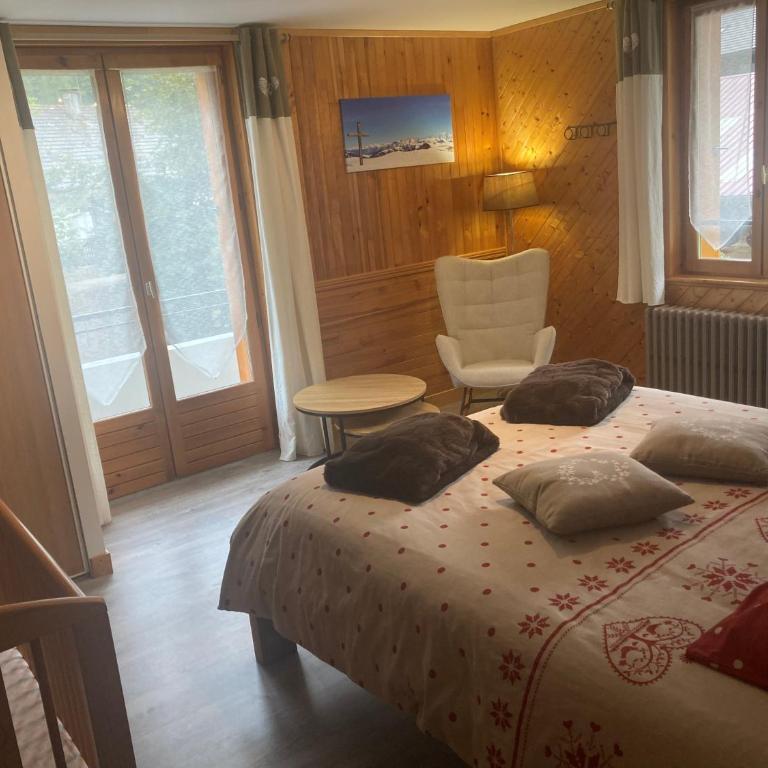 l'Echo des Glieres vue montagne centre village sauna & grill - Chalet - 12
