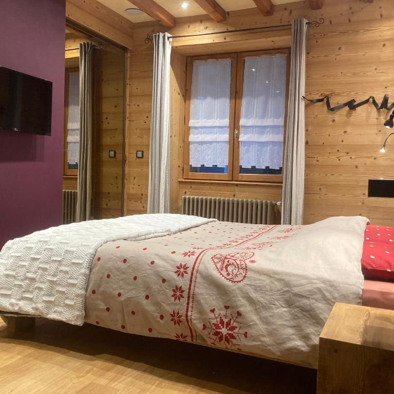 l'Echo des Glieres vue montagne centre village sauna & grill - Chalet - 16