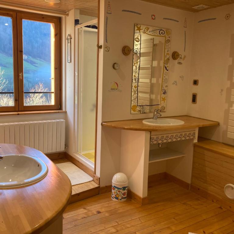 l'Echo des Glieres vue montagne centre village sauna & grill - Chalet - 27