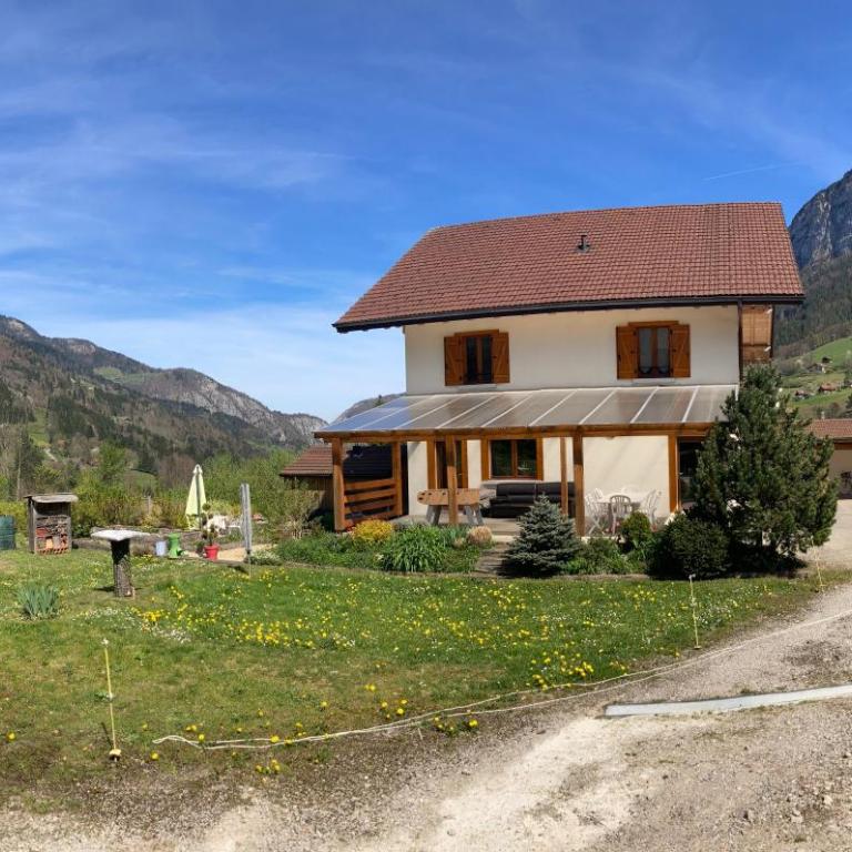 l'Echo des Glieres vue montagne centre village sauna & grill - Chalet - 41