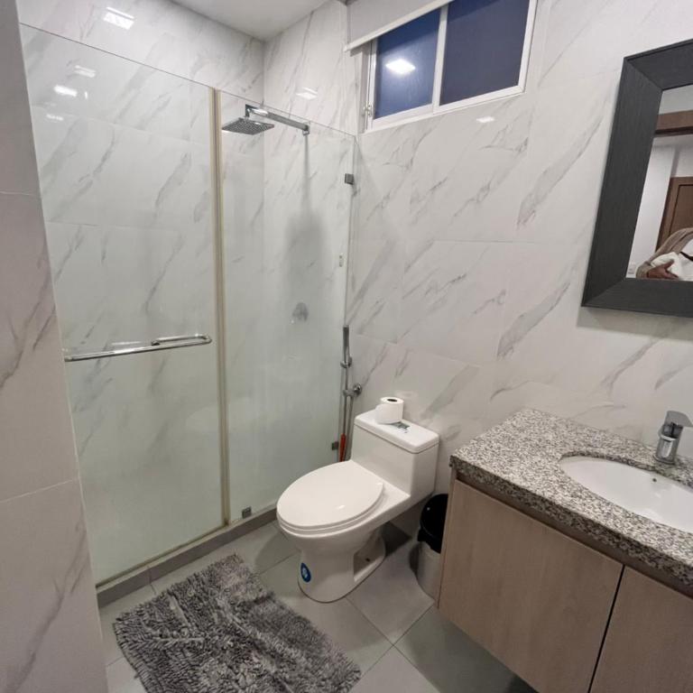 Al-Mar Departamento Playero - Habitación Doble con baño privado - 4