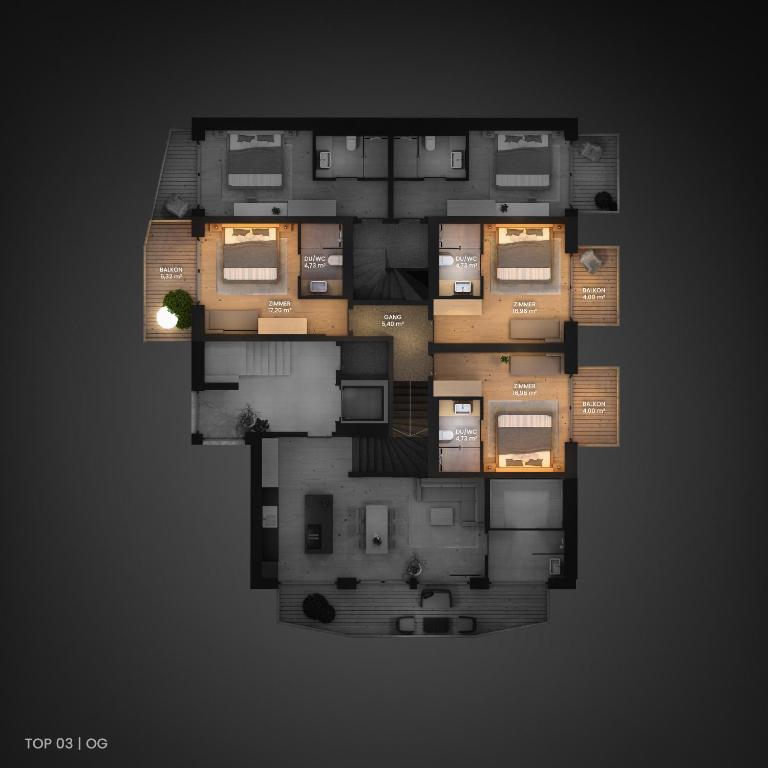 Leni Mountain Lodge - Penthouse-Apartment - 5