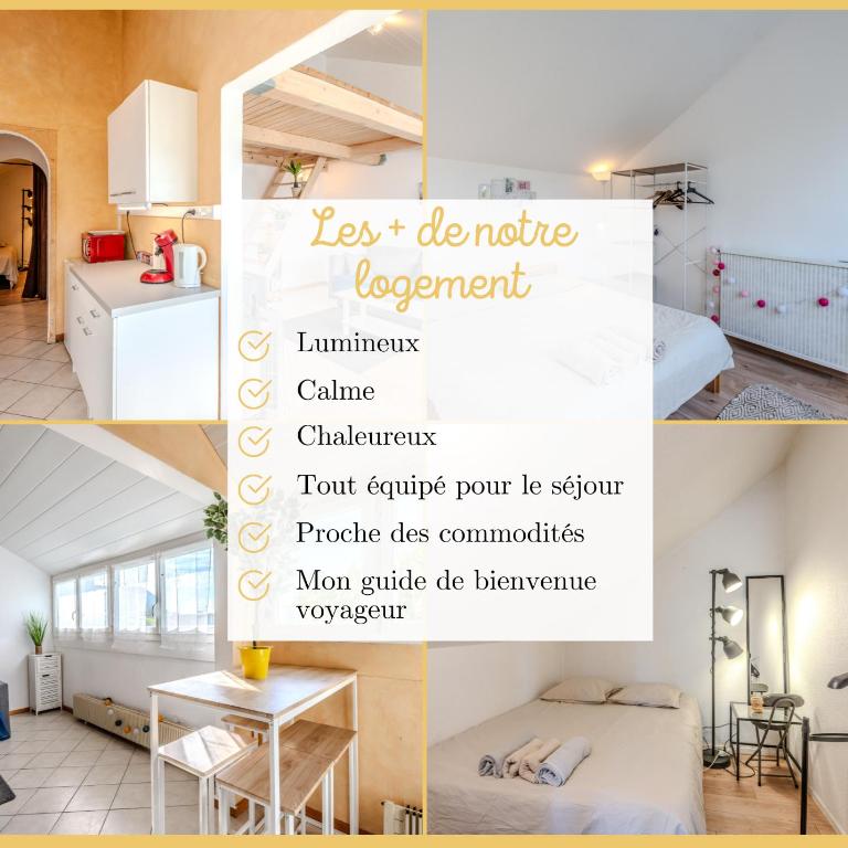 Chez Amel & Val I T2 I Annemasse - Apartment mit 1 Schlafzimmer - 4