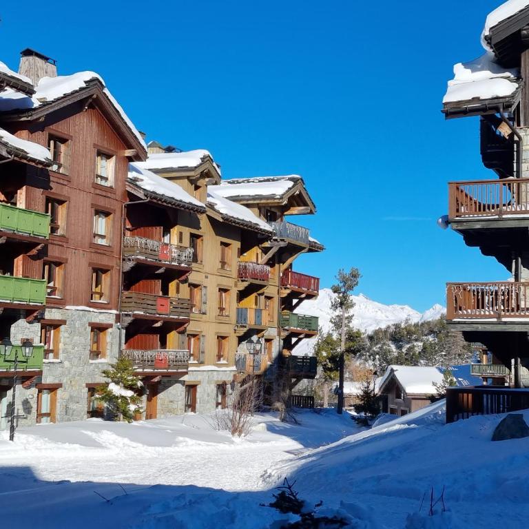 Arc 1950, Sources de Marie, 6-8 personnes, 70 m2, calme et spacieux, au pied des pistes, classement 5 Cristaux Paradiski - Apartment mit 2 Schlafzimmern - 14