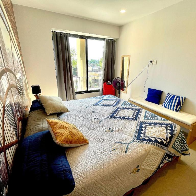 Depto en Soho Morelos precioso, nuevo, 2 recámaras y muchas amenidades en el edificio - Two-Bedroom Apartment - 4