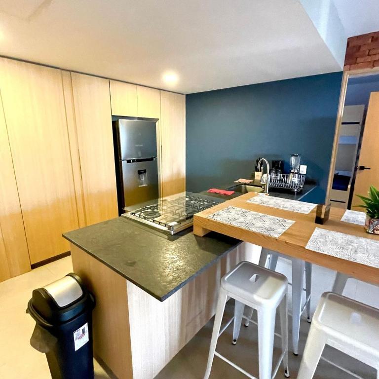Depto en Soho Morelos precioso, nuevo, 2 recámaras y muchas amenidades en el edificio - Two-Bedroom Apartment - 18