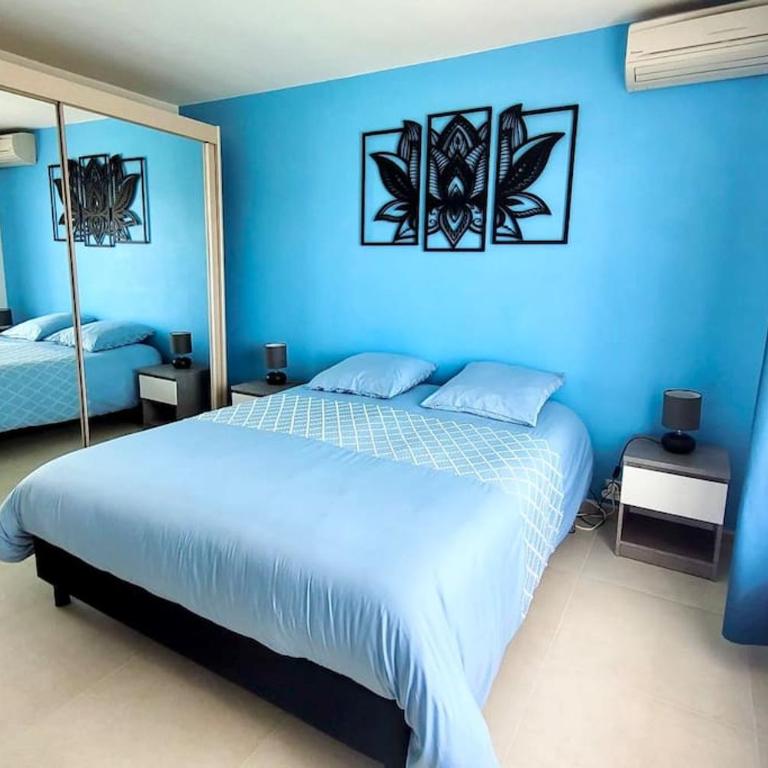 Appartement spacieux ,4 pers,Piscine & Vue mer - Appartamento con 2 Camere da Letto, Terrazza e Vista Mare - 15