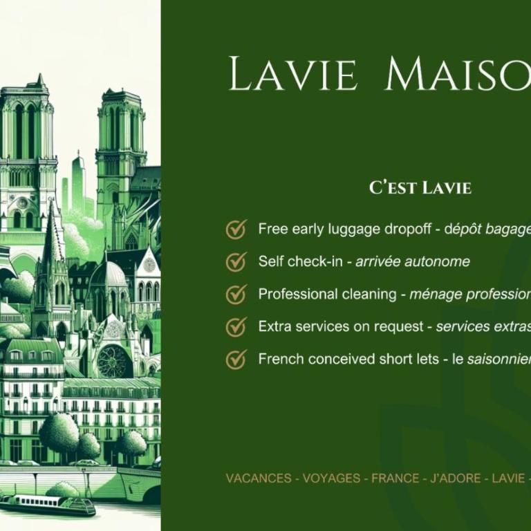 Lavie Maison AC Hot tub Montmartre - Appartement 1 Chambre - 2