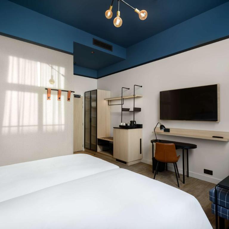 Hyatt Place Rouen - Chambre Lits Jumeaux avec Douche Accessible en Fauteuil Roulant - Vue sur Jardin - Accessible aux Personnes à Mobilité Réduite - 2