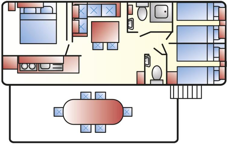 Albatross Mobile Homes on Camping Ca'Savio - Mobilheim Orion - 8