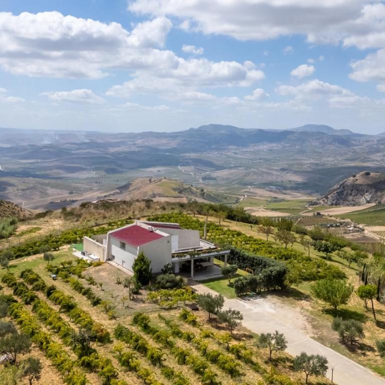 Villa Bonifato alloggo a uso turistico vista sulle campagne e sul mare siciliano - Villa - 3