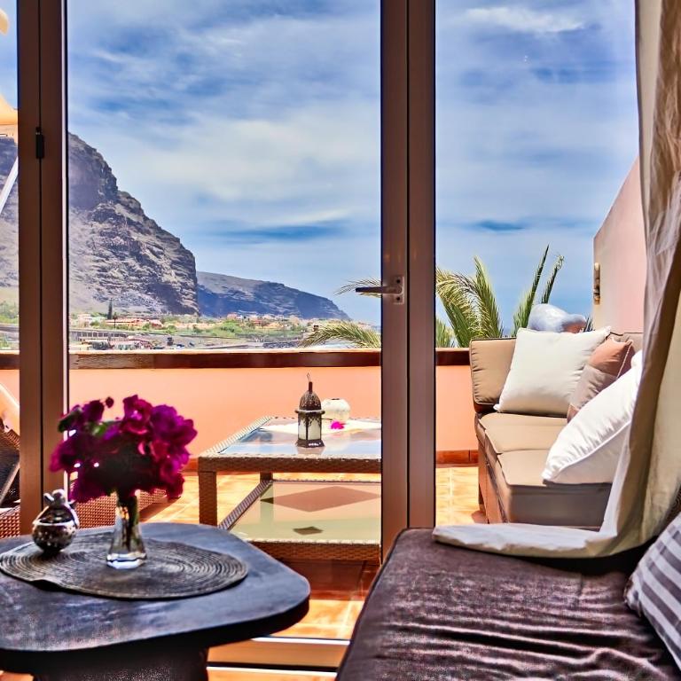 Gomera Lounge apartments wellness pianobar - Apartamento 1 dormitorio con vistas al mar y terraza - 4