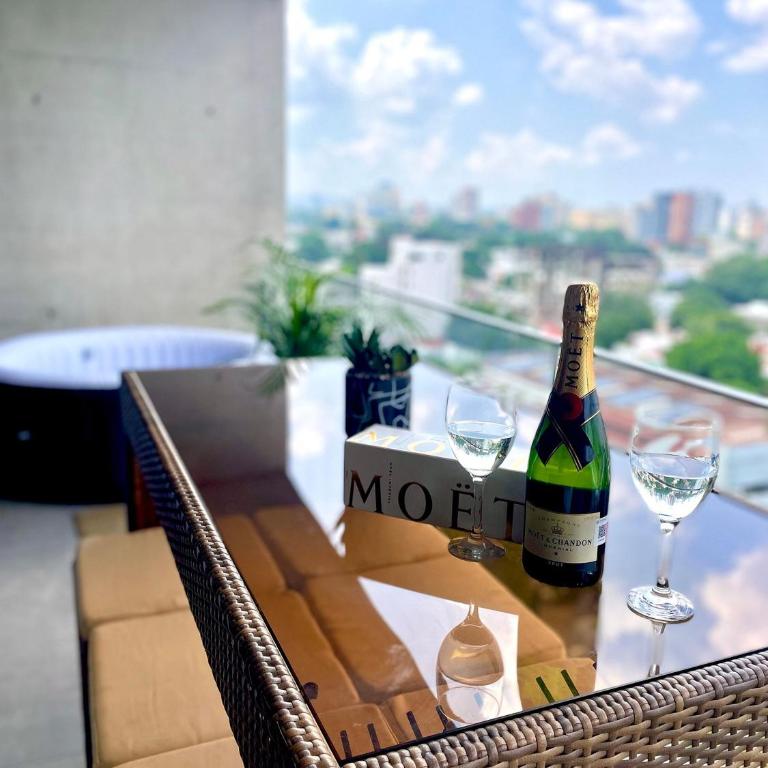 Espectacular diseño, terraza con Hamaca y Jacuzzi - Apartment - 13