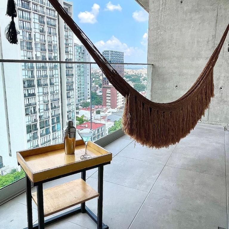 Espectacular diseño, terraza con Hamaca y Jacuzzi - Apartment - 14
