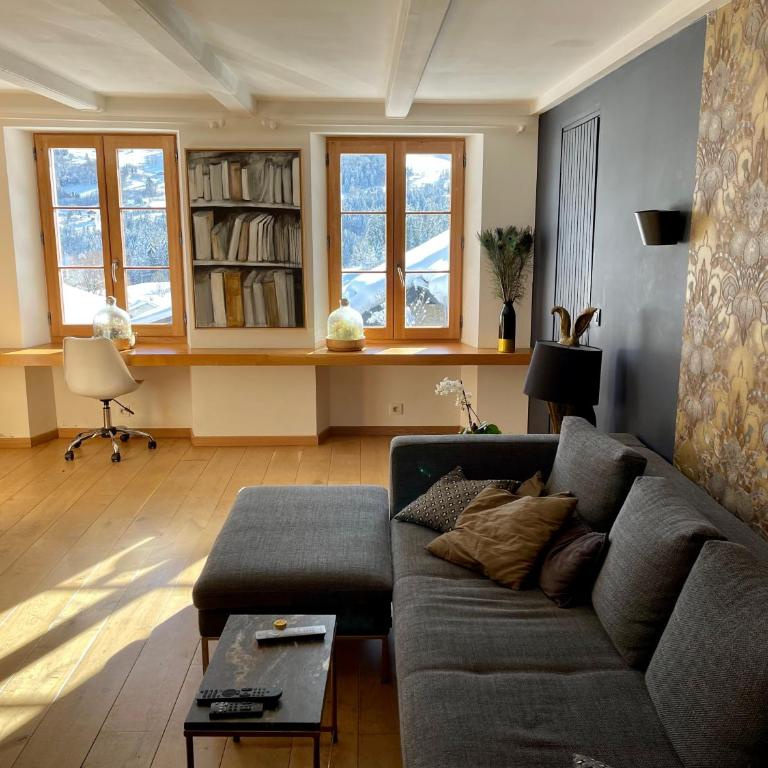 Chalet à Megève-Vauvray - Grands Appartements , vue Mont Blanc - Appartement 3 Chambres - 7