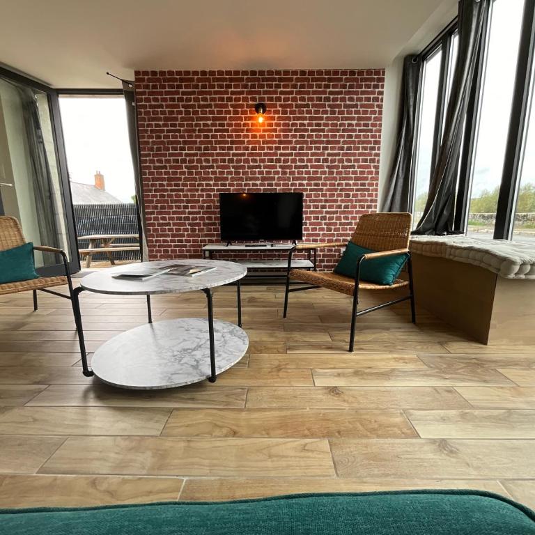 "Gîte Le Relais Viennois" vue sur Loire & linge inclus - Apartment mit 2 Schlafzimmern - 4