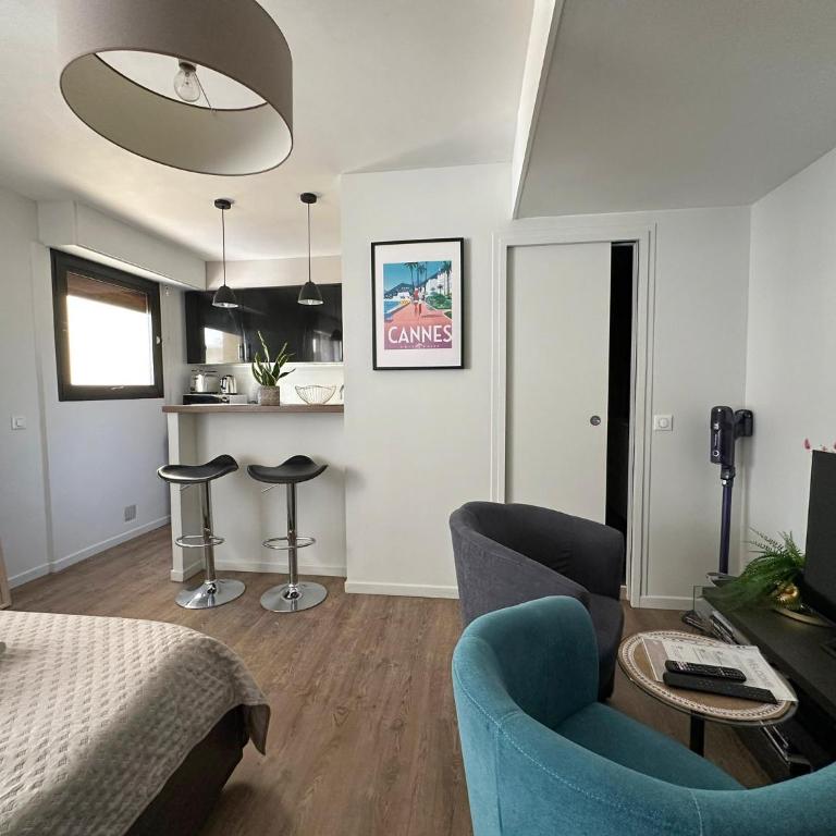 Un été à Cannes, Studio cosy à 10' de la Croisette - Appartamento con 1 Camera da Letto - 1
