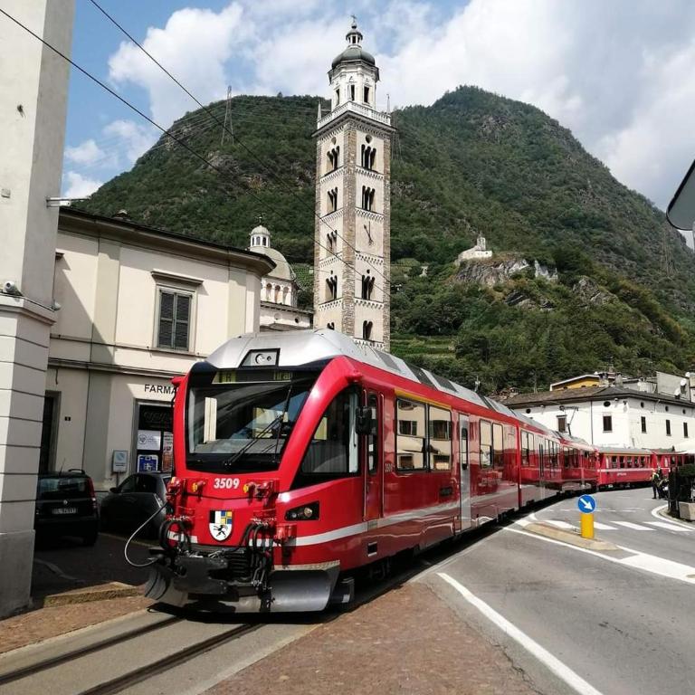 Loft Open Space Adele -Tirano Centro Storico - Apartment mit 1 Schlafzimmer, Balkon und Bergblick - 34