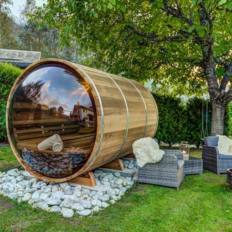 Tiki Lodge - hot tub & sauna - Chalet mit 3 Schlafzimmern (6 Personen) - 57