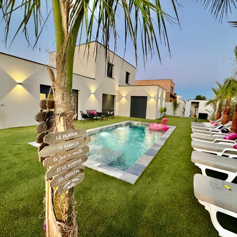 Villa Vanille Cap d Agde Luxe piscine chauffée 5 étoiles - Villa - 66