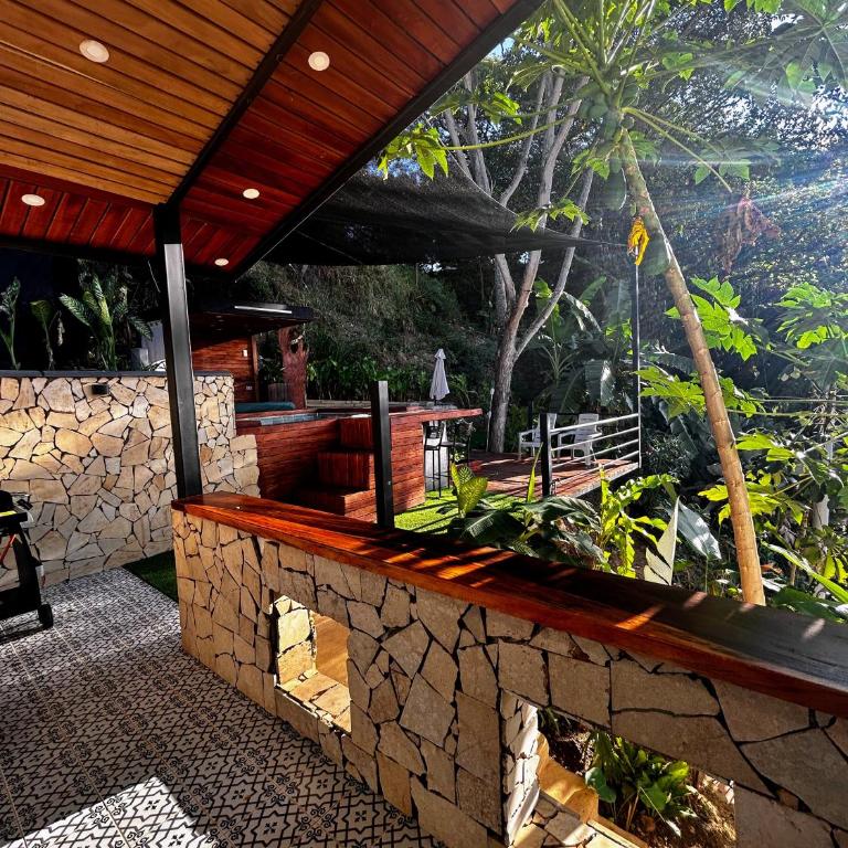 Cabaña Cedro Amarillo - moderna con jacuzzi en Sopetran, cerca de Medellín - Casa con 1 dormitorio - 9