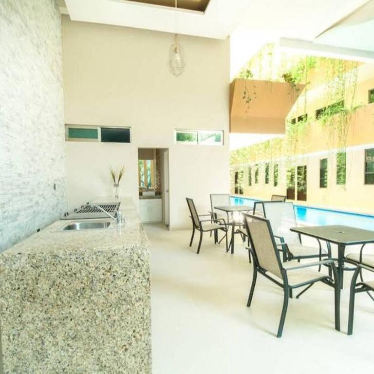 Moderno 1BR sauna gimnasio alberca a cuadras de la 5ta av centro - Apartamento de 1 dormitorio - 53
