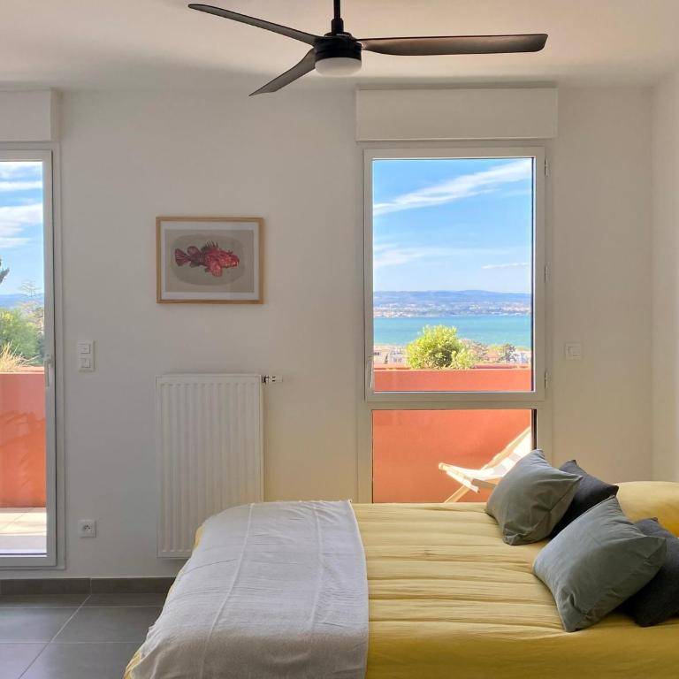 Appartement Vista Mare Sète - vues mer et étang - parking - Apartamento de 1 dormitorio - 5