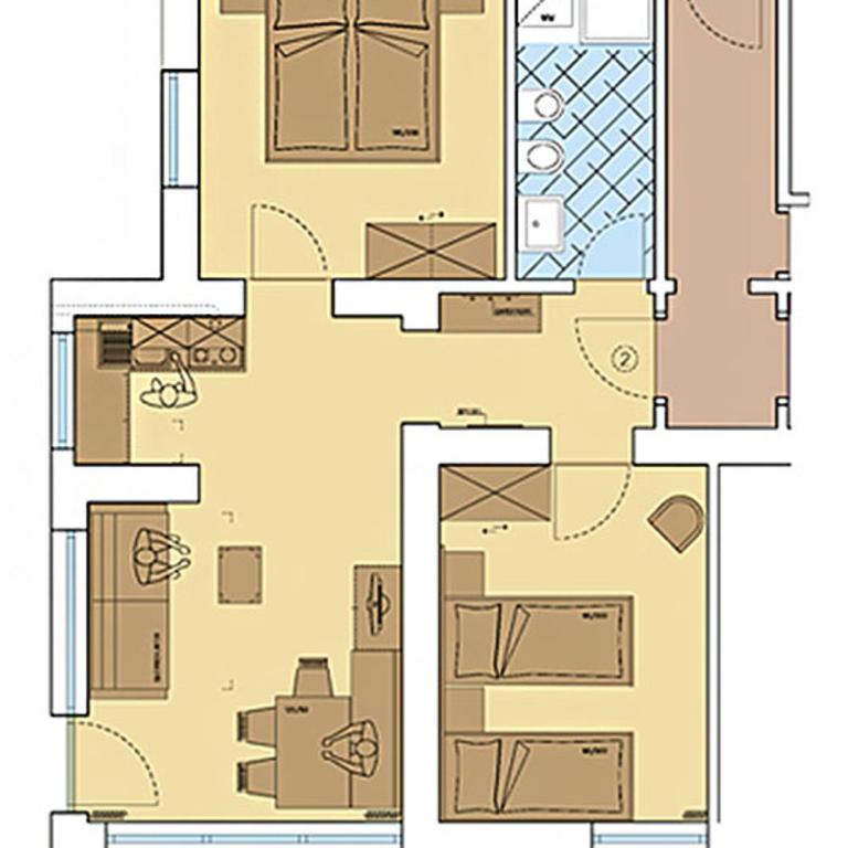 Ferienwohnungen Waldruhe - Appartamento con 2 Camere da Letto - 11
