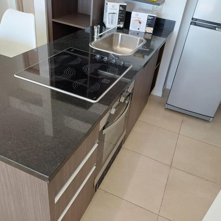 APART , DEPARTAMENTOS loft , bahia grande nordelta , BALCON JACUZZI Y vista a la bahia - Apartamento de 1 dormitorio - 30
