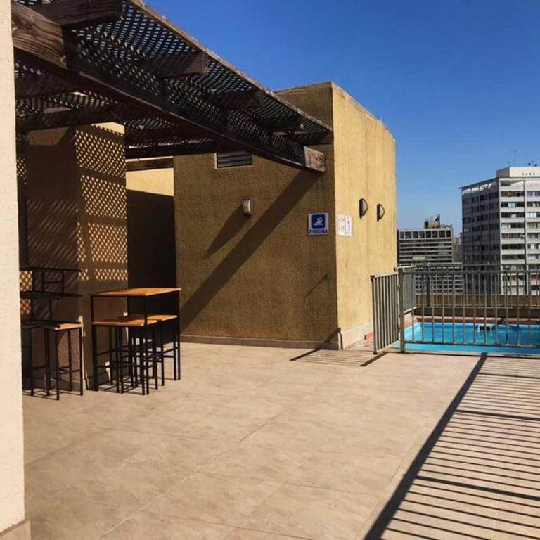 Lindo y comodo dpto en el corazon de stgo , al lado de metro Baquedano 1001 - Apartamento de 2 dormitorios - 7