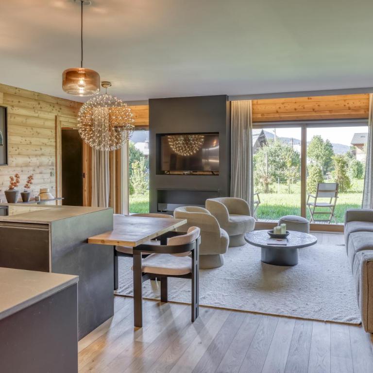 Charmant Appartement au Cœur de Megève avec Jardin privatif - Three-Bedroom Apartment - 15