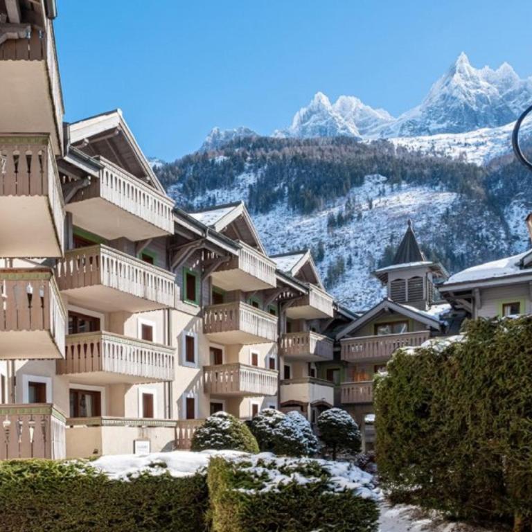 La Ginabelle – vue Mont Blanc avec piscine - Two-Bedroom Apartment with Mountain View - 15