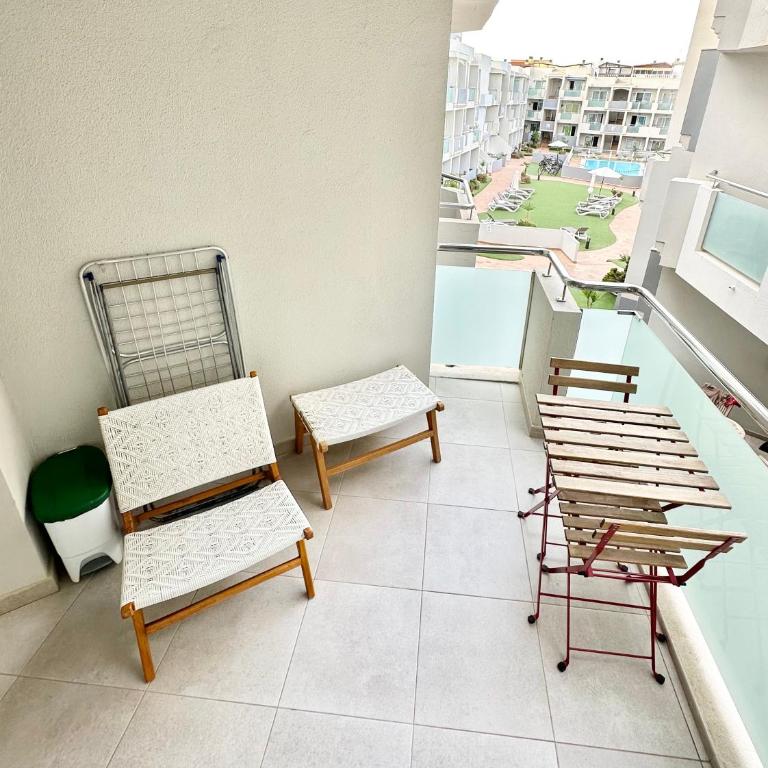 Caramel Cookie - AC, Desk with natural light, 2 balconies, WIFI and pool - Apartamento de 1 dormitorio - 16
