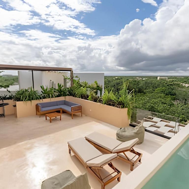 Oasis Yaaxlum - Apartamento de 3 dormitorios con piscina privada - 16