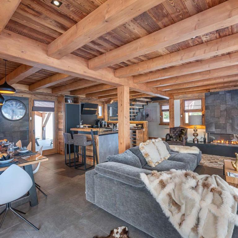 Chalet de luxe skis aux pieds, jacuzzi et sauna - Chalet 3 Chambres - 3