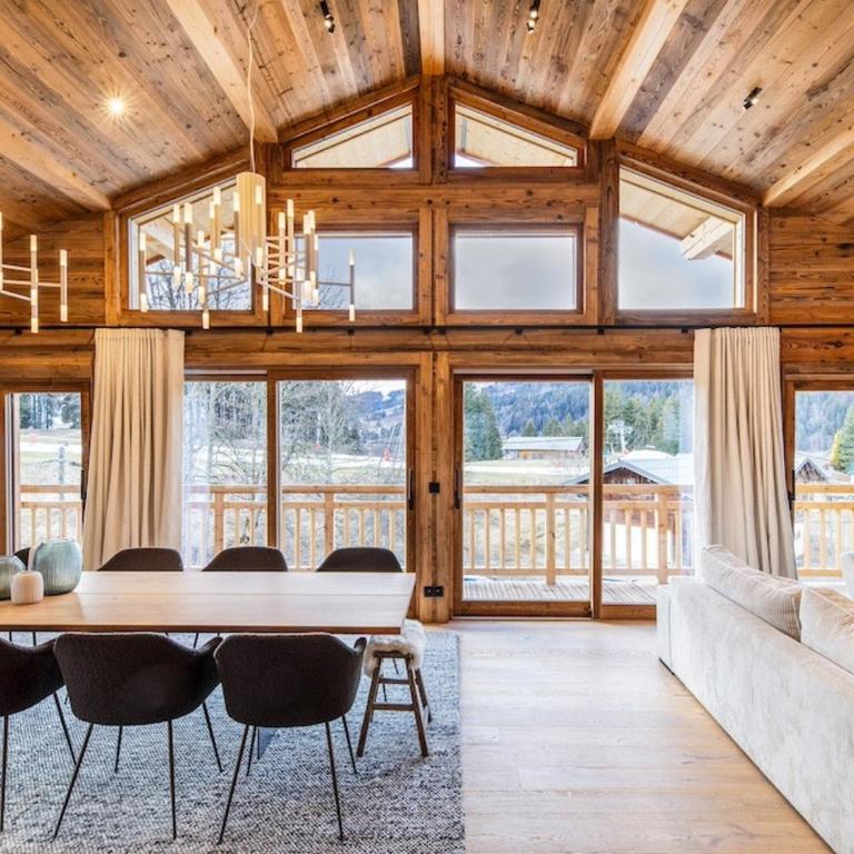 Chalet de luxe aux Gets avec jacuzzi, sauna, Wi-Fi, parking - FR-1-671-272 - Chalet - 1