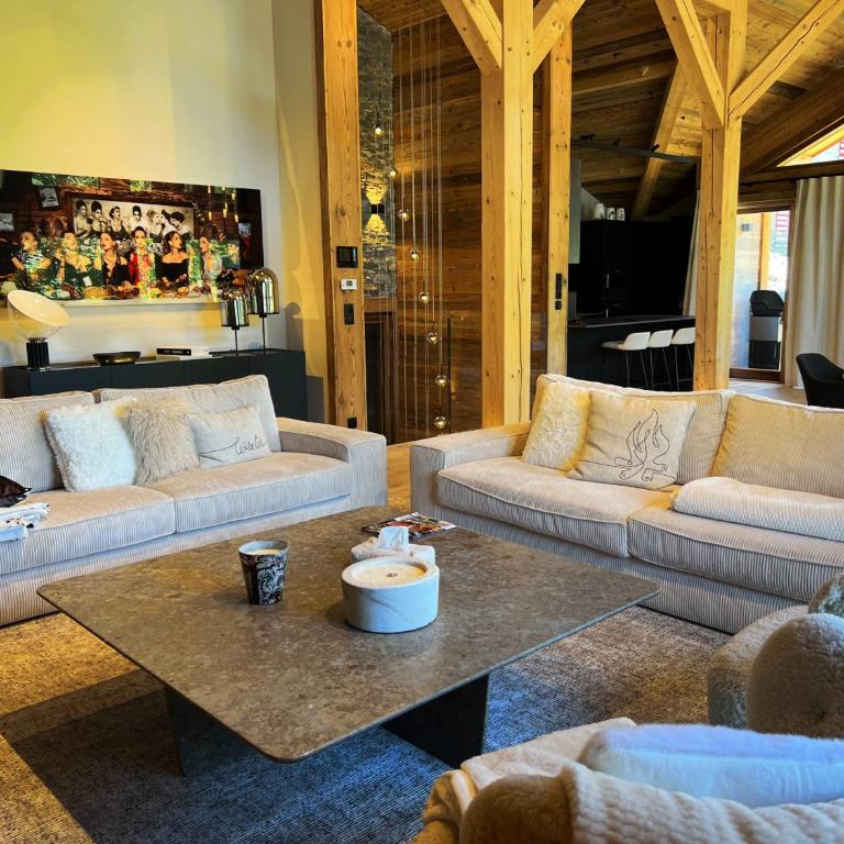 Chalet de luxe aux Gets avec jacuzzi, sauna, Wi-Fi, parking - FR-1-671-272 - Chalet - 7