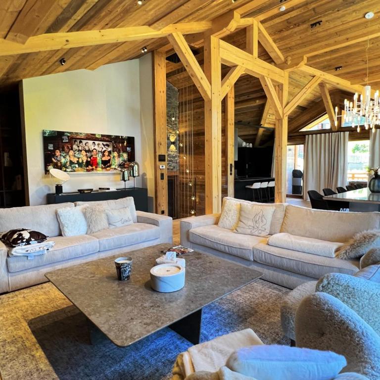 Chalet de luxe aux Gets avec jacuzzi, sauna, Wi-Fi, parking - FR-1-671-272 - Chalet - 8