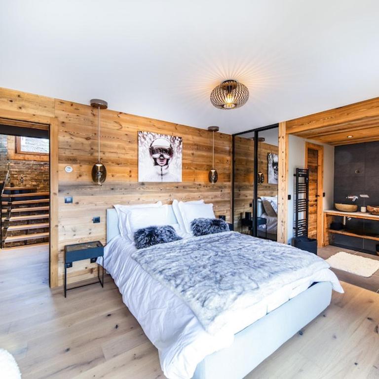 Chalet de luxe aux Gets avec jacuzzi, sauna, Wi-Fi, parking - FR-1-671-272 - Chalet - 9