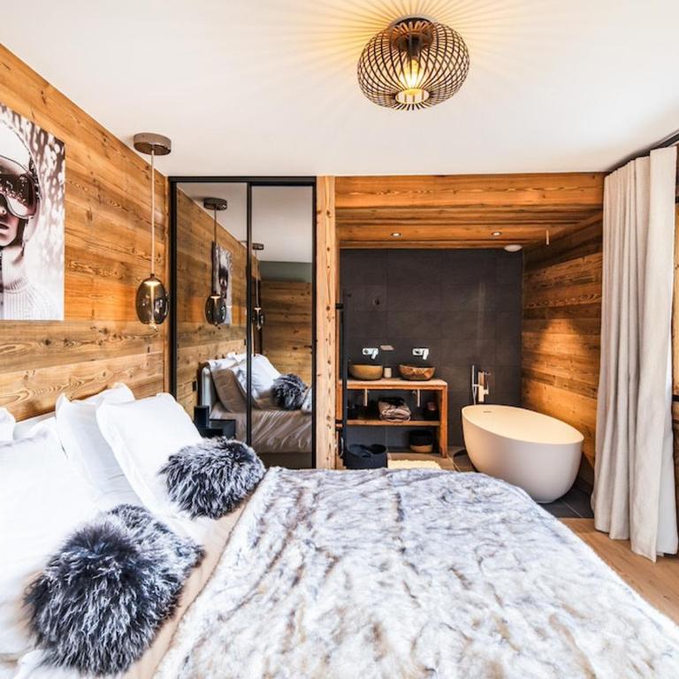 Chalet de luxe aux Gets avec jacuzzi, sauna, Wi-Fi, parking - FR-1-671-272 - Chalet - 11