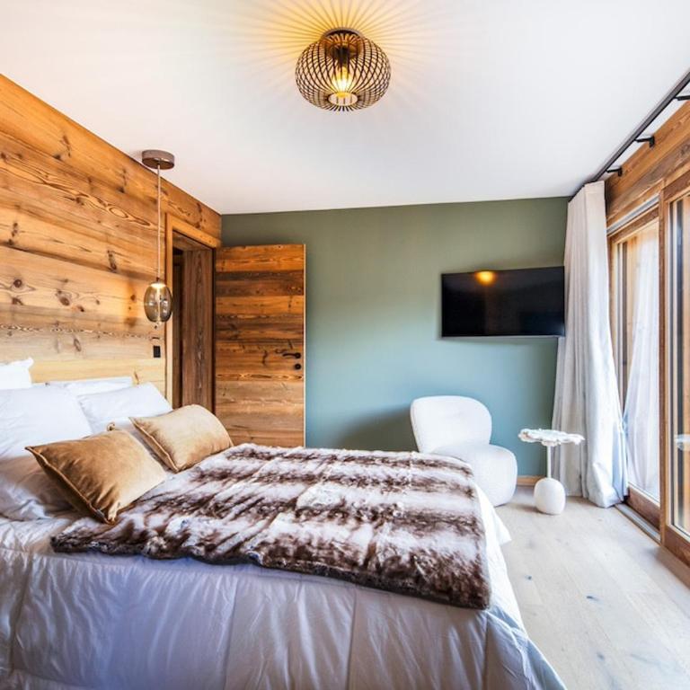 Chalet de luxe aux Gets avec jacuzzi, sauna, Wi-Fi, parking - FR-1-671-272 - Chalet - 13