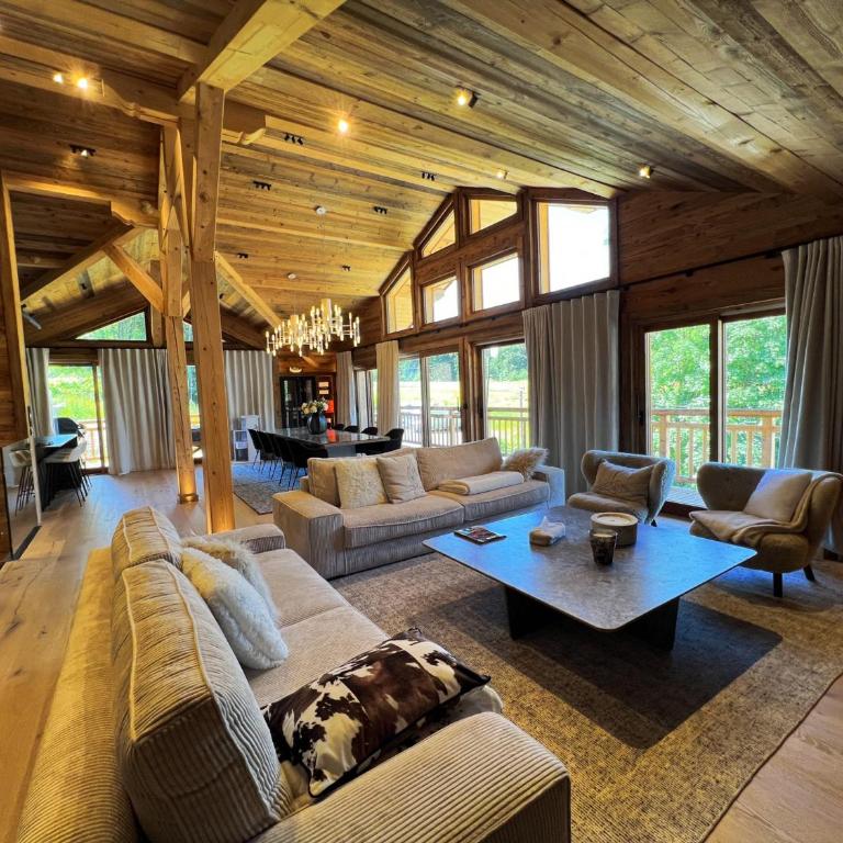 Chalet de luxe aux Gets avec jacuzzi, sauna, Wi-Fi, parking - FR-1-671-272 - Chalet - 25