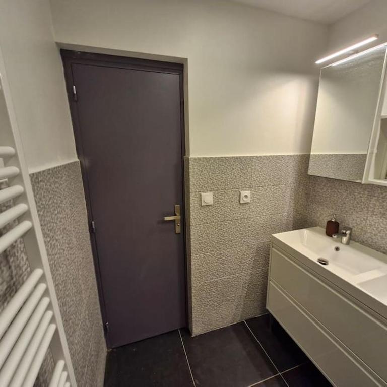 Entire house with arcade machine in a private backyard, 3 bedrooms, 1 bathroom, 1 leaving room with convertible sofa and open kitchen - Haus mit 3 Schlafzimmern - 36