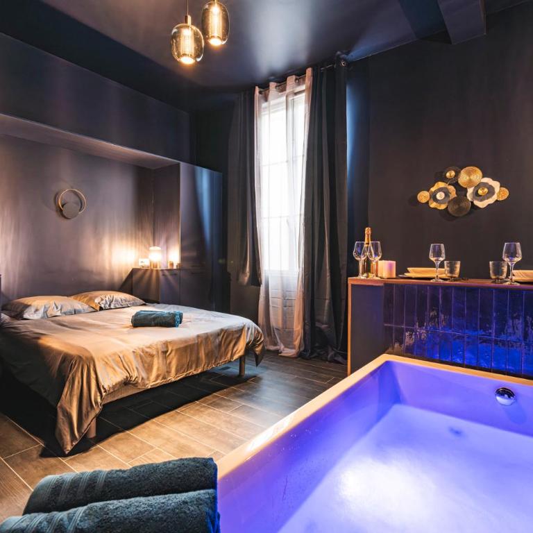 SPA Balnéo des Sacres-REIMS-Centre Ville - Appartamento con 1 Camera da Letto e Vasca Idromassaggio - 1