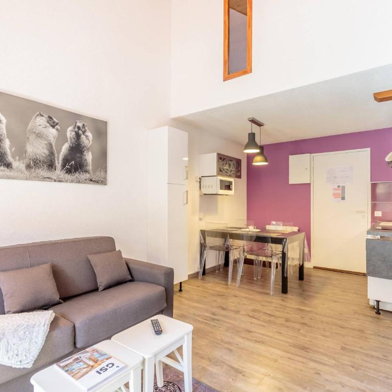 Duplex 38m² 5 pers, 2 TV, balcon, casier à skis - Apartment mit 1 Schlafzimmer - 3