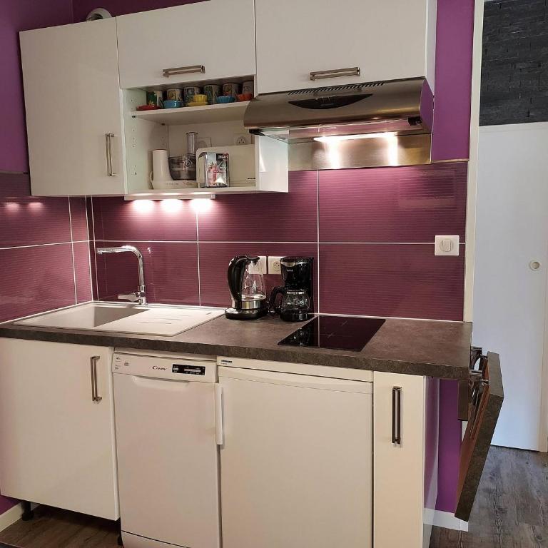 Duplex 38m² 5 pers, 2 TV, balcon, casier à skis - Apartment mit 1 Schlafzimmer - 6