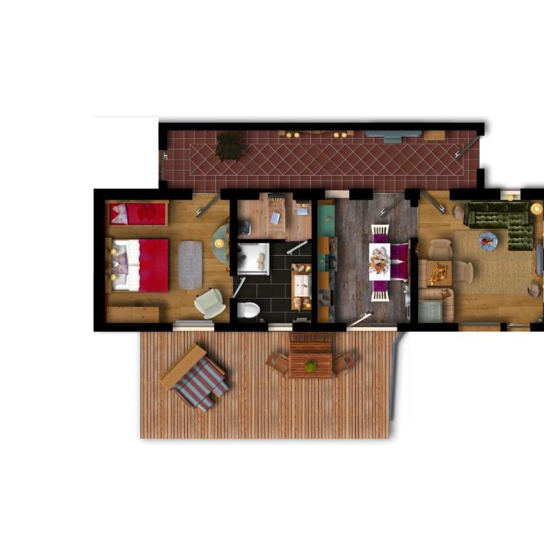 Chalet Bucher - Apartment mit 1 Schlafzimmer - 14