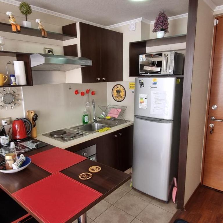 Departamento completo con Vista a la Ciudad, a pasos del Metro Santa Isabel, Barrio Italia, providencia - Apartamento de 1 dormitorio - 8
