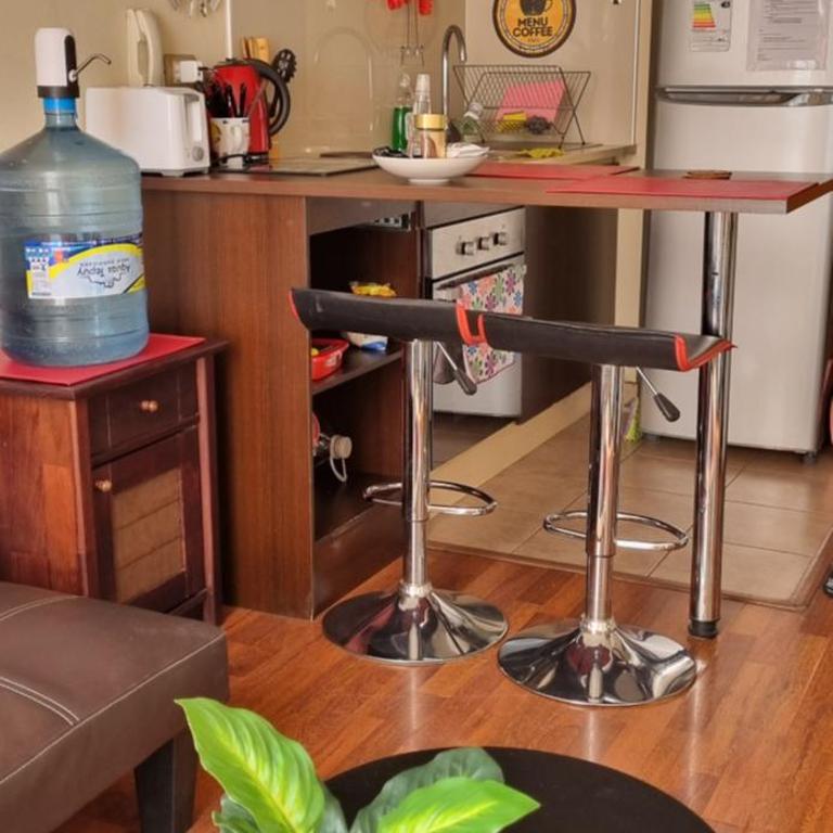 Departamento completo con Vista a la Ciudad, a pasos del Metro Santa Isabel, Barrio Italia, providencia - Apartamento de 1 dormitorio - 10