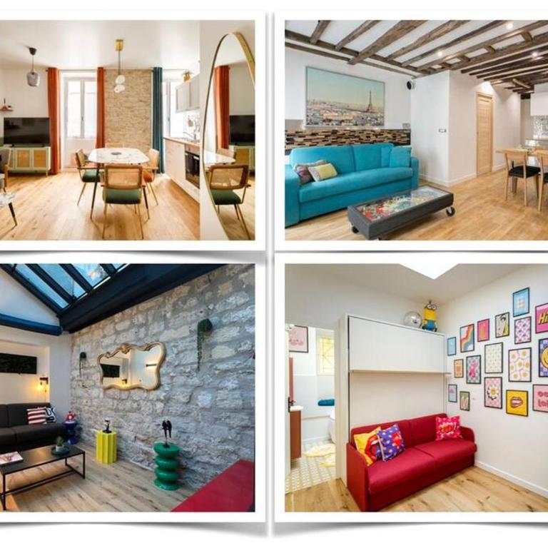 Relais Cocorico - Town House 4 Private Suites, AC Cinema Gym & Sauna - Maison 4 Chambres - 3